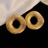 1 Pair Elegant Solid Color Alloy Ear Studs main image 1