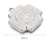 Hip-hop Animal Letter Stainless Steel Jewelry Accessories main image 2