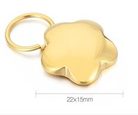 1 Piece Stainless Steel 18K Gold Plated Flower main image 2