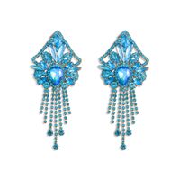 1 Pair Casual Elegant Vacation Tassel Plating Inlay Alloy Acrylic Gold Plated Silver Plated Drop Earrings sku image 1