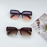 Casual Elegant Vacation Geometric Pc Resin Square Full Frame Women's Sunglasses main image 3