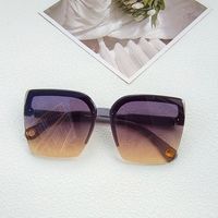 Casual Elegant Vacation Geometric Pc Resin Square Full Frame Women's Sunglasses sku image 2