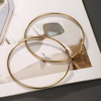 1 Pair Nordic Style XUPING Circle Plating 304 Stainless Steel 18K Gold Plated Hoop Earrings main image 3