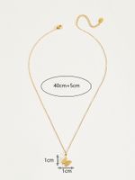 Edelstahl 304 18 Karat Vergoldet Süss Einfacher Stil Überzug Schmetterling Halskette Mit Anhänger main image 2