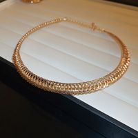 Elegant Simple Style Solid Color Alloy Wholesale Choker main image 4