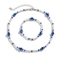Casual Simple Style Round Eye Arylic Seed Bead Beaded Women's Bracelets Necklace main image 5