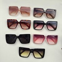 Modern Style Solid Color Pc Resin Square Full Frame Women's Sunglasses main image 6
