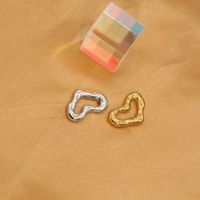 1 Piece Stainless Steel Enamel 18K Gold Plated Heart Shape main image 7
