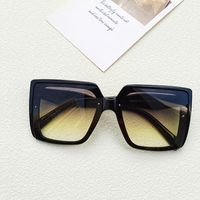 Modern Style Solid Color Pc Resin Square Full Frame Women's Sunglasses sku image 4