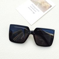 Modern Style Solid Color Pc Resin Square Full Frame Women's Sunglasses sku image 7