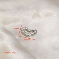 1 Piece Stainless Steel Enamel 18K Gold Plated Heart Shape sku image 3