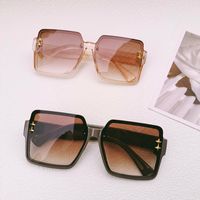 Vacation Solid Color Pc Resin Square Full Frame Women's Sunglasses main image 4