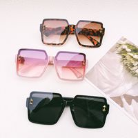 Vacation Solid Color Pc Resin Square Full Frame Women's Sunglasses main image 1