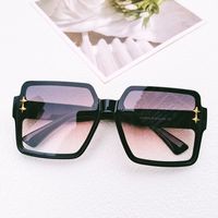 Vacation Solid Color Pc Resin Square Full Frame Women's Sunglasses sku image 2