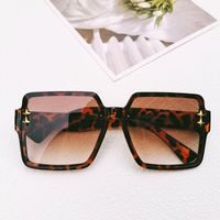 Vacation Solid Color Pc Resin Square Full Frame Women's Sunglasses sku image 5