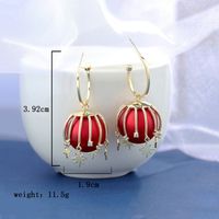 1 Pair Elegant Classic Style Star Lantern Heart Shape Inlay Copper Alloy Zircon Drop Earrings main image 2