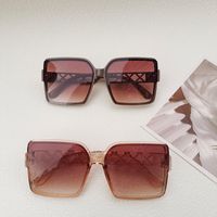 Ig Style Casual Vacation Solid Color Pc Resin Square Full Frame Women's Sunglasses main image 2
