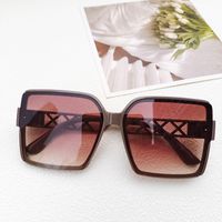 Ig Style Casual Vacation Solid Color Pc Resin Square Full Frame Women's Sunglasses sku image 1