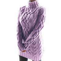 Women's Sweater Long Sleeve Sweaters & Cardigans Casual Classic Style Solid Color main image 3