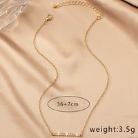 Style Simple Rectangle Alliage Placage Incruster Strass Femmes Pendentif sku image 1