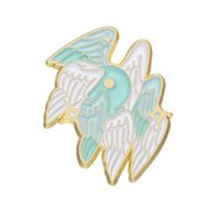 Cartoon Style Eye Wings Wine Glass Alloy Stoving Varnish Plating Unisex Brooches sku image 8