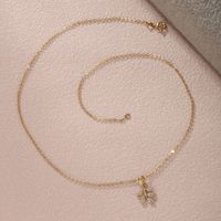Xuping Simple Style Commute Leaf Alloy Plating 14k Gold Plated Women's Pendant Necklace main image 1