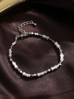 Elegant Simple Style Geometric Freshwater Pearl Opal Copper Beaded Women's Bracelets main image 10