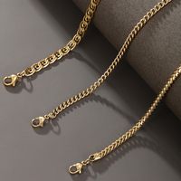 304 Stainless Steel 18K Gold Plated Hip-Hop XUPING Plating Geometric Necklace main image 1