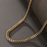 304 Stainless Steel 18K Gold Plated Hip-Hop XUPING Plating Geometric Necklace main image 5