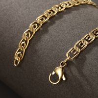 304 Stainless Steel 18K Gold Plated Hip-Hop XUPING Plating Geometric Necklace main image 8