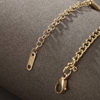 304 Stainless Steel 18K Gold Plated Hip-Hop XUPING Plating Geometric Necklace main image 10