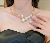 Wholesale Lady Pearl Copper Plating Artificial Pearls Choker main image 1