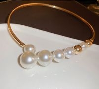 Wholesale Lady Pearl Copper Plating Artificial Pearls Choker sku image 1