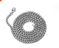 Simple Style Solid Color Titanium Steel Unisex Necklace sku image 7