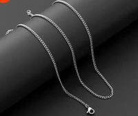 Simple Style Solid Color Titanium Steel Unisex Necklace sku image 6