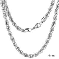 Simple Style Solid Color Titanium Steel Unisex Necklace sku image 14
