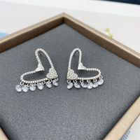 1 Pair Elegant Luxurious Square Water Droplets Inlay Copper Alloy Zircon Drop Earrings Ear Studs sku image 5