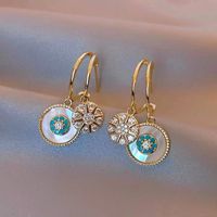 1 Pair Elegant Luxurious Square Water Droplets Inlay Copper Alloy Zircon Drop Earrings Ear Studs sku image 8