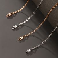 Xuping Simple Style Geometric 18k Gold Plated White Gold Plated Alloy Copper Alloy Wholesale Necklace main image 1