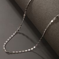 Xuping Simple Style Geometric 18k Gold Plated White Gold Plated Alloy Copper Alloy Wholesale Necklace main image 9