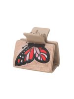 Women's Vintage Style Simple Style Cactus Butterfly Pu Leather Hair Claws sku image 2