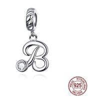 Simple Style Commute Letter Sterling Silver Inlay Zircon Charms sku image 13