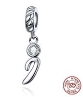 Simple Style Commute Letter Sterling Silver Inlay Zircon Charms sku image 1