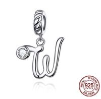 Simple Style Commute Letter Sterling Silver Inlay Zircon Charms sku image 26