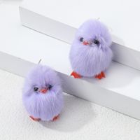 1 Paire Mignon Dessin Animé Peluche Boucles D'oreilles sku image 8