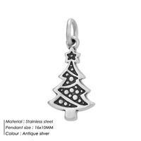 Cute Animal Cartoon Stainless Steel Plating Christmas Jewelry Accessories sku image 7