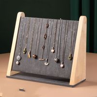 Simple Style Classic Style Color Block Wood Jewelry Rack sku image 5
