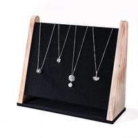 Simple Style Classic Style Color Block Wood Jewelry Rack sku image 6