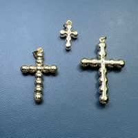 Simple Style Cross Imitation Pearl Plating Jewelry Accessories main image 5