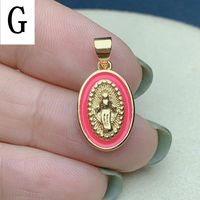 Classic Style Oval Copper Plating Jewelry Accessories sku image 7